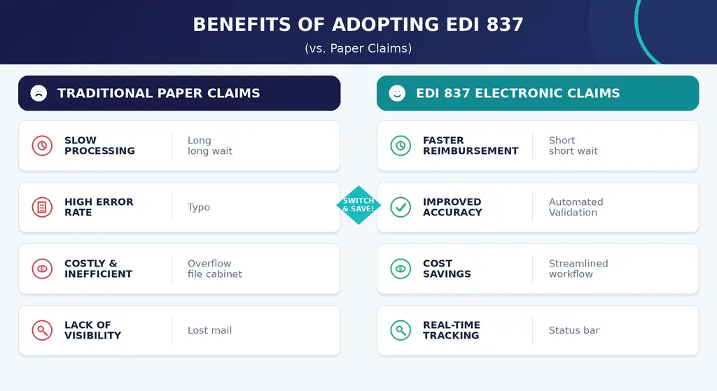 Benefits of Adopting EDI 837