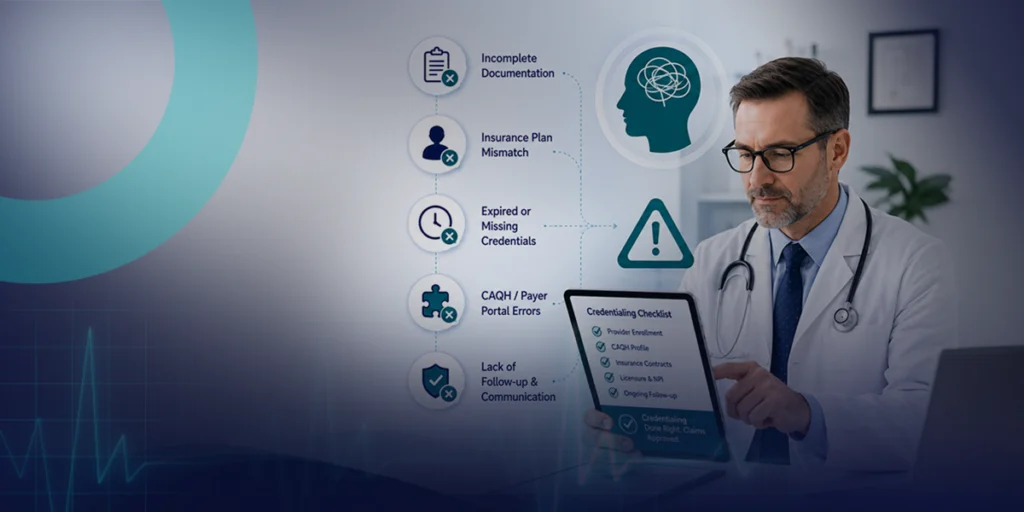 Credentialing issues in Mental Health Billing